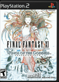 Final Fantasy XI Wings of the Goddess Playstation 2 US box art